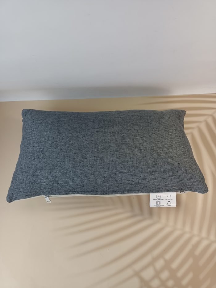 Shredded Memory Foam Bed Pillow – Adjustable Height, Breathable Cervical Support, Standard Size, Grey - Image 3