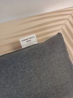 Shredded Memory Foam Bed Pillow – Adjustable Height, Breathable Cervical Support, Standard Size, Grey - Image 4