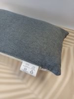 Shredded Memory Foam Bed Pillow – Adjustable Height, Breathable Cervical Support, Standard Size, Grey - Image 5